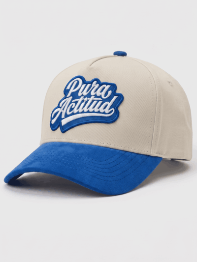 Pura actitud beige-azul